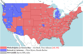 Illustration for article titled Your NFL Week 11 Viewing Maps